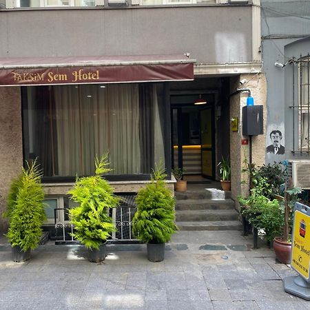 Taksim Sem Hotel Istanbul Bagian luar foto